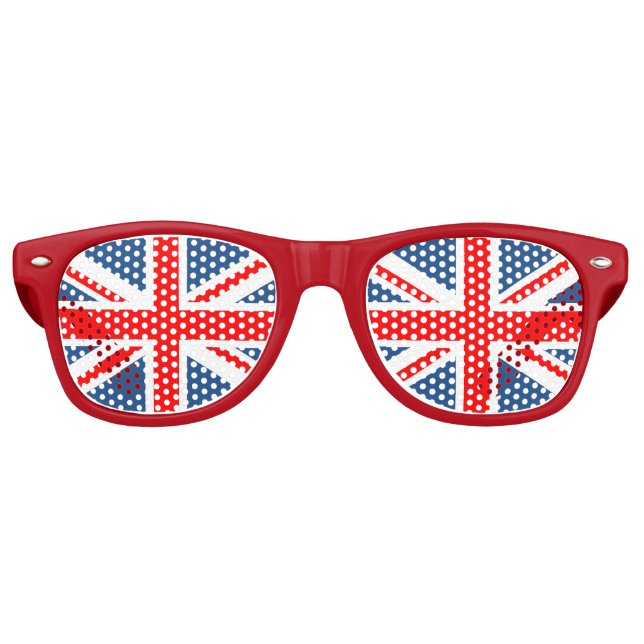 Lunettes De Fête Retro Union Jack (Devant)