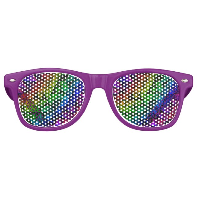 Lunettes De Fête Retro Verre de fierté (Devant)