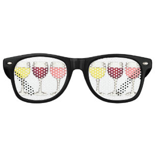 Lunettes De Fête Retro Verre Rouge Blanc Rosé Verres Vin Vin Louveur de v