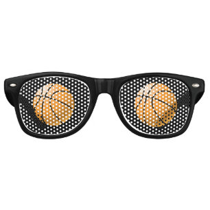 Lunettes De Fête Retro Verres de basket-ball