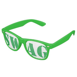 Lunettes De Fête Retro Verres de la fête du swag