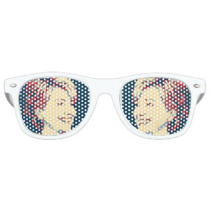 Lunettes De Fête Retro Verres de la partie HILLARY2016