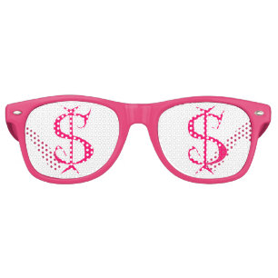 Lunettes De Fête Retro Verres de nouveauté de fausse monnaie