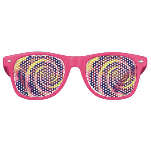 Lunettes De Fête Retro Verres de partie de vortex de limonade de