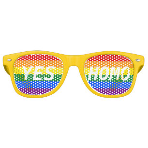 Lunettes De Fête Retro verres oui homos