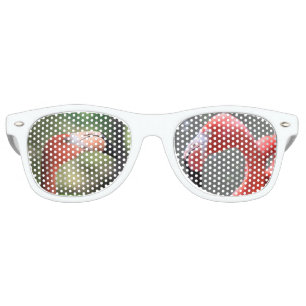 Lunettes De Fête Retro verres tropicaux de trou d'épingle de style