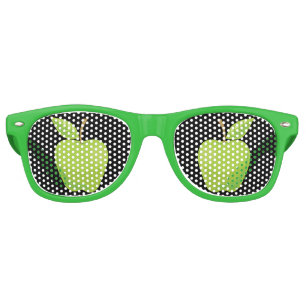 Lunettes De Fête Retro Vert pomme