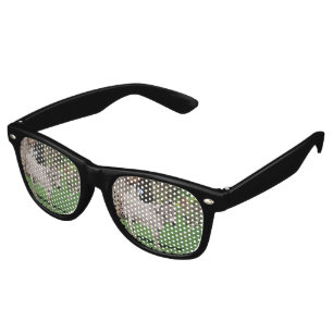 Lunettes De Fête Retro Vie rurale morte avec âne