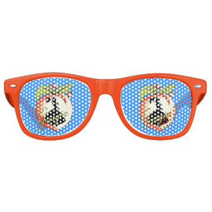 Lunettes De Fête Retro Vintage Géorgie Pêche Silhouette Sud Bell