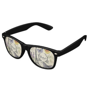 Lunettes De Fête Retro vintage rustique tour Eiffel française fête de Par