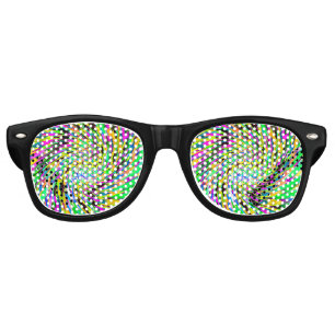 Lunettes De Fête Retro Vortex psychédélique