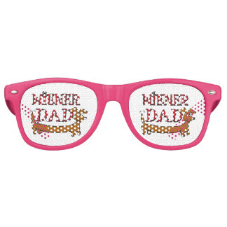 Lunettes De Fête Retro Wiener-Papa-Plain