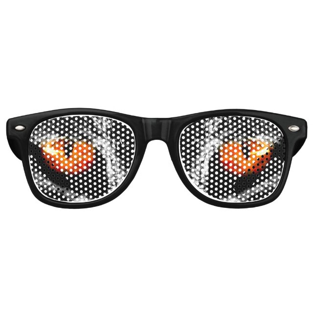 Lunettes De Fête Retro Yeux de chat (Devant)