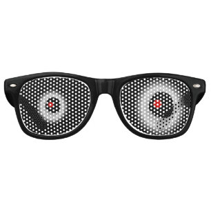 Lunettes De Fête Retro Yeux de zombi
