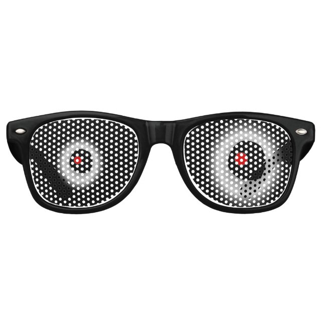 Lunettes De Fête Retro Yeux de Zombie (Devant)