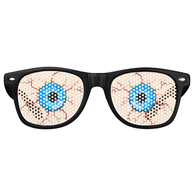 Lunettes De Fête Retro Yeux fatigués (Devant)