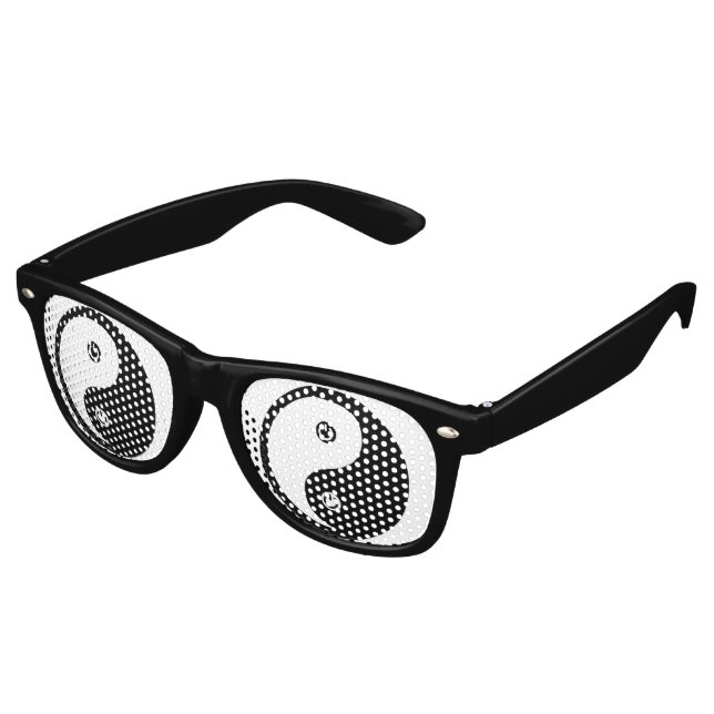 Lunettes De Fête Retro Yin Yang Power (Angulaire)