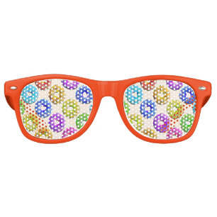 Lunettes De Fête Retro Yummy beignets motif
