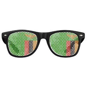 Lunettes De Fête Retro Zambie