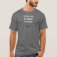 Lunettes de rayons X - T-shirt noir de base