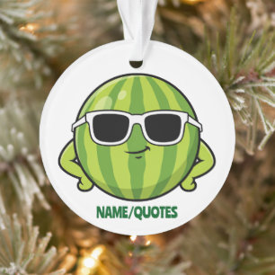 Lunettes de soleil à la pastèque cool graphique de