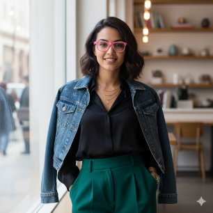 Lunettes de soleil à monture rose et verres transp