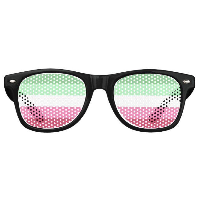 Lunettes de soleil Abrosexued Pride (Devant)