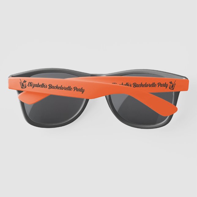 Lunettes De Soleil Amusement d'enterrement de vie de jeune fille (Dos)