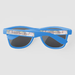 Lunettes De Soleil Aquarelle rose Roses jaunes, noir flou, Mariage