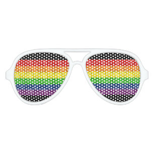 Lunettes de soleil arc-en-ciel gay pride