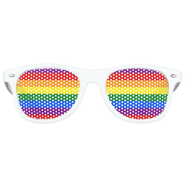 Lunettes de soleil arc-en-ciel pour fête (Devant)