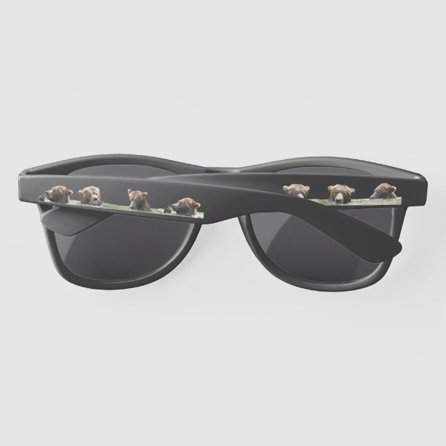 Lunettes de soleil avec ours grizzlis (Dos)