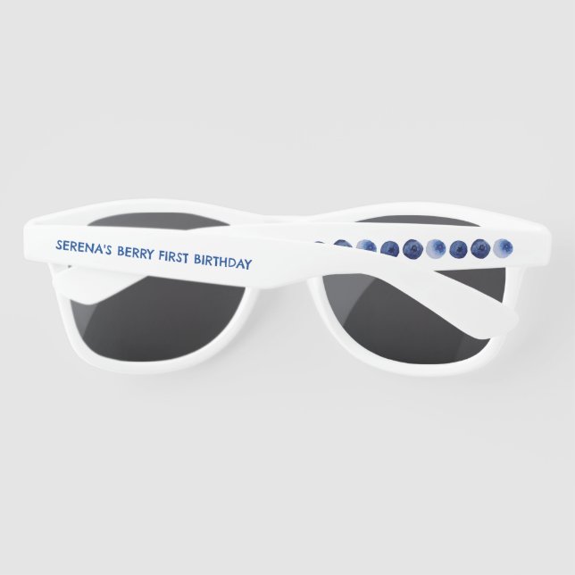 Lunettes De Soleil Berry First | 1er anniversaire | Blueberry Party (Dos)