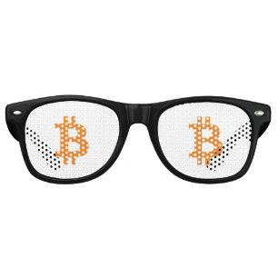 Lunettes de soleil Bitcoin teintes de fête