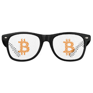 Lunettes de soleil Bitcoin teintes de fête