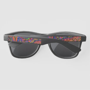 Lunettes De Soleil Bulles psychédéliques glissent sur les chaussures