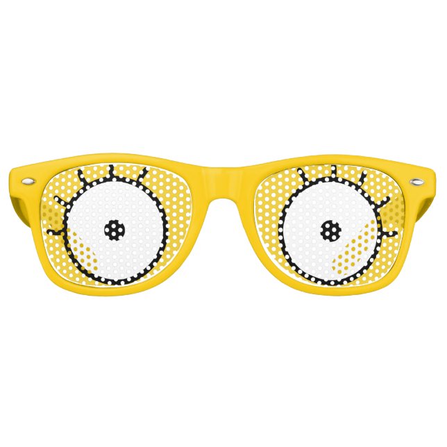 Lunettes de soleil caricaturales pour femmes (Jaun (Devant)