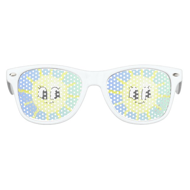 Lunettes de soleil chatoyantes et ensoleillées (Devant)