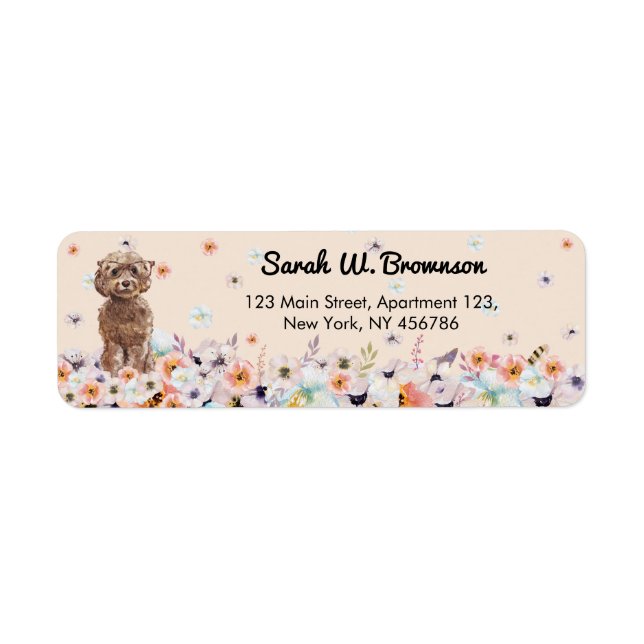 Lunettes de soleil Cockapoo Dog (Devant)