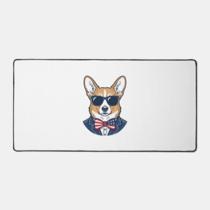 Lunettes de soleil Corgi patriotiques Art vectorie