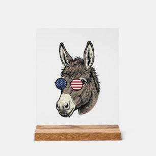 Lunettes de soleil d'âne patriotique Design de T-s