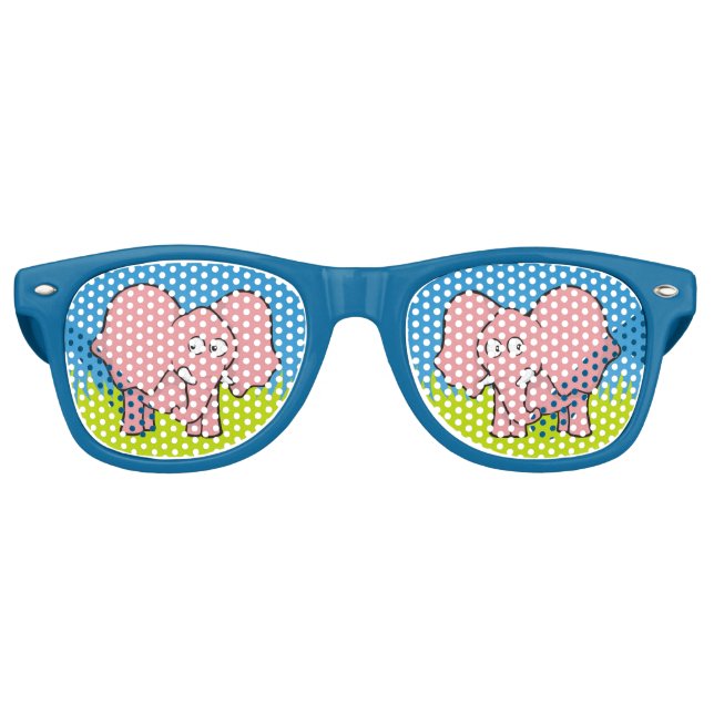 Lunettes de soleil d'aviateur de dessin animé d'él (Devant)