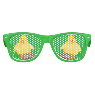 Lunettes de soleil de canard jaune mignonne - Pein