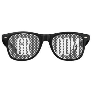 Lunettes de soleil de chambre Cool moderne noir et