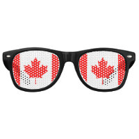 Lunettes de soleil de fête amusantes avec drapeau