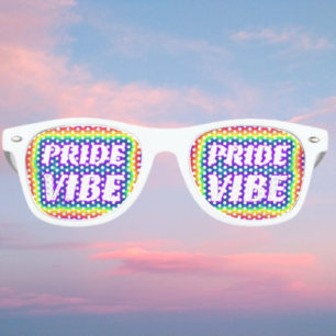 Lunettes de soleil de fête arc-en-ciel PrideVibe