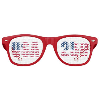 Lunettes de soleil de fête drapeau américain USA 2