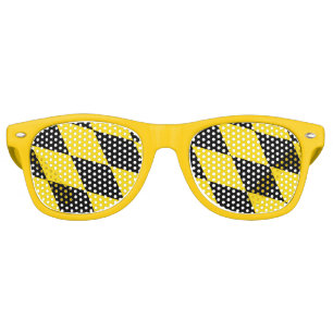 Lunettes de soleil de la fête avec drapeau de Muni