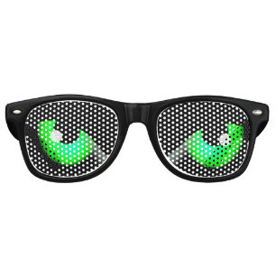Lunettes de soleil de la soirée Evil Animal Vert