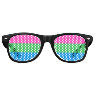 Lunettes de soleil de marque de fierté polysexuell